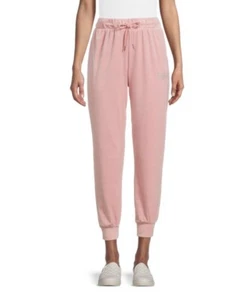 NOBO JUNIORS VELOUR JOGGER DUSTY ROSE SIZE XL 15-17 NEW TAGS STRETCH RHINESTONE - Picture 1 of 6