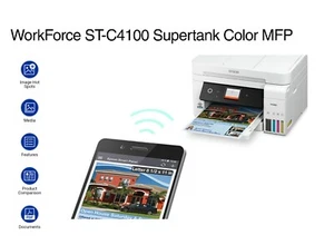 Epson WorkForce ST-C4100 Supertank Colour Multifunction Inkjet Printer - Picture 1 of 5