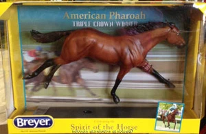 Faraón americano modelo coleccionable de caballos triple corona ganador - Imagen 1 de 1