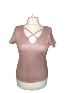 ladies metalic top from new Look size 16 in great condition - Picture 1 of 1