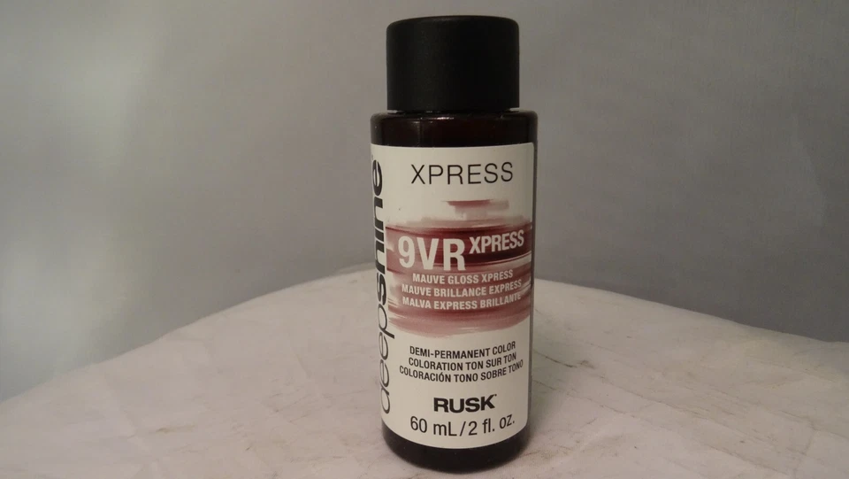 Rusk Deepshine 9VR XPRESS color semipermanente malva 2 fl oz ¡NUEVO! Foto 1 de 1