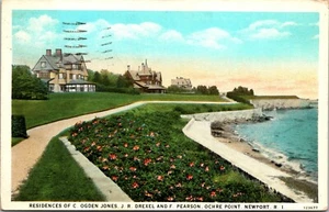 Postal Residences C Ogen Jones JR Drexel F Pearson Ocean Point Rhode Island RI - Imagen 1 de 2