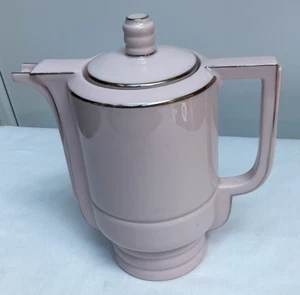 Rare Epiag Czechoslovakian Art Deco Style Chocolate/Coffee Pot with Silver Trim - Picture 1 of 18