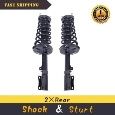 Rear Quick Complete Struts & Coil Springs w / Mounts Pair For 97-01 Toyota Camry - Image 1 of 4