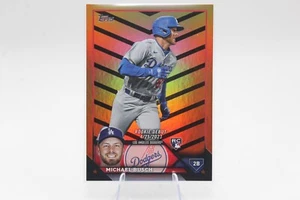 2023 Topps Update Series - Rookie Debut Orange & Black Foil #US66 Michael Busch - Picture 1 of 2
