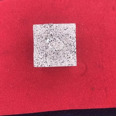 Homemade Geocache — Wood Block w/Built-In Nano — Stone Paint Finish — No Log - Image 1 of 4