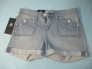 Neu mit Etikett Rock & Republic blaue Denim Damen-Stingershorts "Ocean Water" - Bild 1 von 3