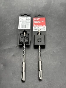 Milwaukee 48-20-8231 SDS Plus 2-Schneider Hartmetallspitze 1/4" x 6" Betonbohrer (x2) - Bild 1 von 4