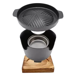 7" Single Person Grill Japanese Mini Hibachi Grill Mini Tabletop Portable Gri... - Picture 1 of 6