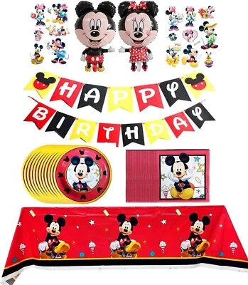 Товары для украшения вечеринки Mickey Mouse (бесплатная доставка) (новый) - Изображение 1 из 4