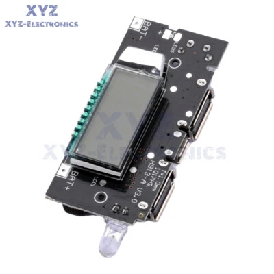 Dual USB 5V 1A 2.1A Mobile Power Bank 18650 Battery Charger PCB LCD Display - Image 1 of 4