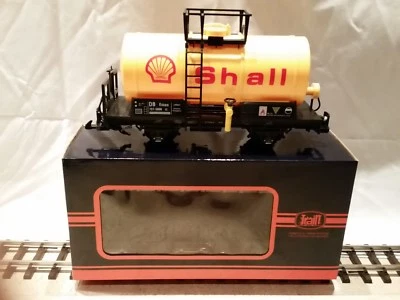 Spur G - Train, Tankwagen, gelb, neu - modifiziert, optional mit Edelstahlrädern - Bild 1 von 4