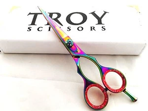 5.5"Professional Salon Barber Hairdressing Hair Cutting Titanium Scissor Shears - Picture 1 of 3