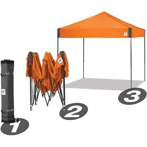 E-Z UP Pyramid™ Instant Shelter Canopy, 10' x 10' - Picture 1 of 38