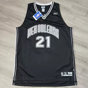 Authentic JAMAAL MAGLOIRE New Orleans Hornets Trikot XL 48 Reebok Swingman - Bild 1 von 8