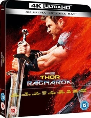 Thor Part 3 III Ragnarok Limited Edition Steelbook 4K UHD Ultra HD Movie Film - Image 1 of 4