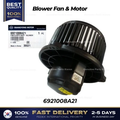 ⭐Genuino⭐ Ventilador Soplador y Motor 6921008A21 para Ssangyong Rodius Turismo Foto 1 de 3