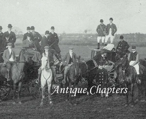 Oxford University Exeter College Drag Hunt Blagrove Farm 1898 Photo Article K193 - Picture 1 of 3