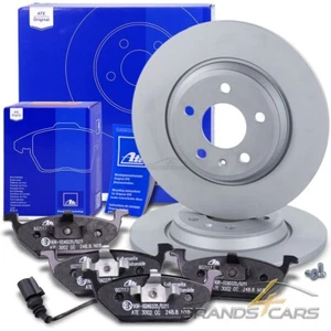 ATE BREMSSCHEIBEN Ø300 +BREMSBELÄGE MIT WARNKONTAKT HINTEN FÜR AUDI A6 C7 A7 4G - Bild 1 von 12
