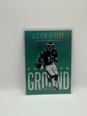 2018 Absolute Football CG-AJ Covering Ground Alshon Jeffery Eagles - Image 1 of 2