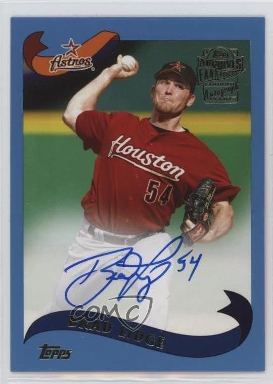 2020 Topps Archives Fan Favorites Auto Blue /25 Brad Lidge #FFA-BL Auto - Image 1 of 2