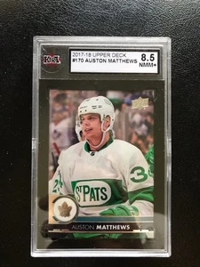 2017 ud #170 auston matthews ksa 8.5 - Picture 1 of 2