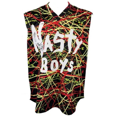 Camiseta firmada autografiada por Brian Knobbs & Jerry Sags WWE WWF JSA Nasty Boys Foto 1 de 4