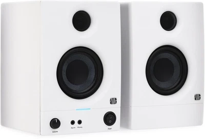 Monitores de estudio alimentados PreSonus Eris 3,5 de 3,5 pulgadas - 2.ª generación, blancos Foto 1 de 4