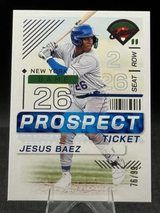 2024 Panini Prospect Edition Ticket Purple Parallel #104 Jesus Baez /99 Mets - Picture 1 of 2