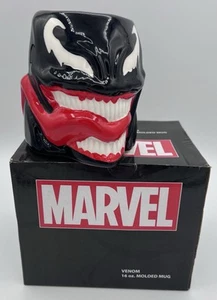 New Marvel Venom 16 oz Molded Mug Black & Red BackStage Pass Inc Boxed - Picture 1 of 7