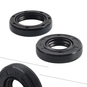 Crankshaft Oil Seals Rubber For Yamaha PW50 PY50 Dirt Bike Motorcycle Pair Black - Bild 1 von 8