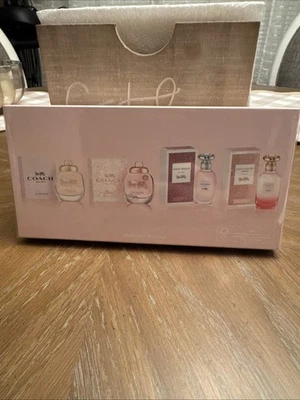 Nuevo Sellado Coach 0.15 FL Oz - Paquete de 4 Botellas - Sueños, Floral, Sueños Puesta de Sol Foto 1 de 4
