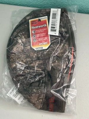 Huntworth Victor Hunting Hat Beanie Reversible Camo/Blaze Orange Real-tree NWT - Image 1 of 3