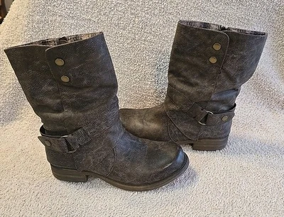 Corky's Mujer Bota Cuervo Duo Altura Envejecida Motociclista Informal Talla 7 Marrón Foto 1 de 4