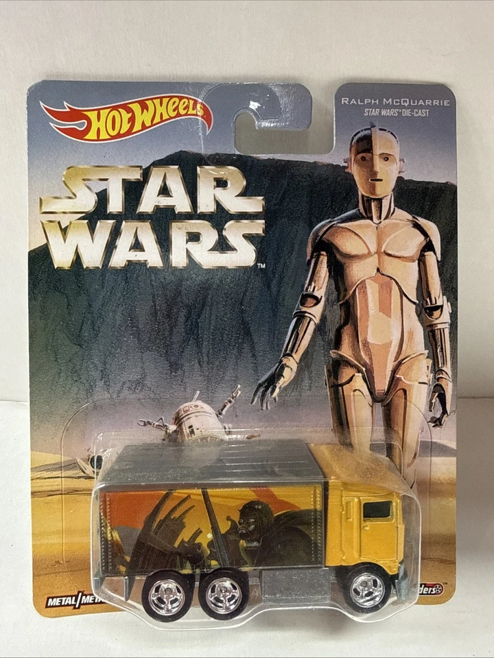HOT WHEELS HIWAY HAULER STAR WARS REAL RIDERS DIECAST CAR RALPH MCQUARRIE ART - Image 1 of 1