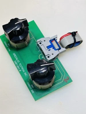 GREENLEE 855 SELECTOR SWITCH CIRCUIT BOARD CONDUIT PIPE BENDER TESTED 5-28 BG2 - Image 1 of 2