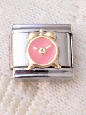 Auténtico Reloj Despertador Italiano Zoppini Charm Retro Rosa Envío Gratis M14* Foto 1 de 3