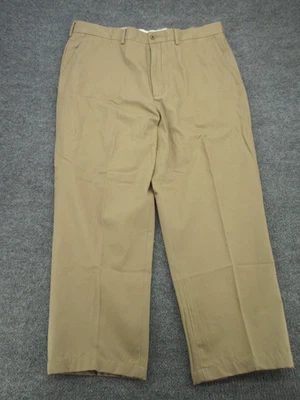 Daniel Cremieux Pants Mens 40x30 (Hem'd 40x28) Brit Khaki Vence Chino Flat Front - Image 1 of 4