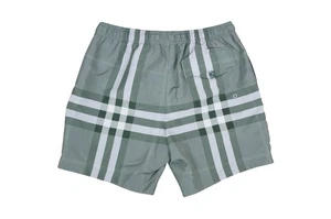 Burberry London Green Plaid Nova Check Mens Swim Trunks Shorts Size M - Picture 1 of 9