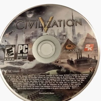 Sid Meiers Civilization V PC DVD Rom Game - Image 1 of 4