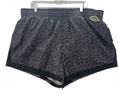 Pantalones Cortos Athletic Works Mujer 3 XL Gris Guepardo Negro Correr Gimnasio Panty Forro Nuevos con Etiquetas Foto 1 de 4