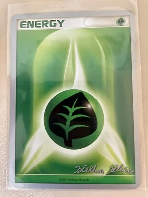 Pokemon Grass Energy - Diamond Pearl 2007 - 2009 World Championship Card - Image 1 of 2