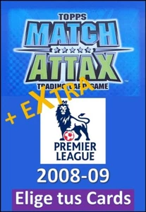 Elige tu Card TOPPS Match Attax + eXtra PREMIER LEAGUE 2008-09 - Imagen 1 de 50