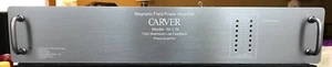 CARVER M-1.5t amp Faceplate, Grey with Handles and Hardware - Picture 1 of 3