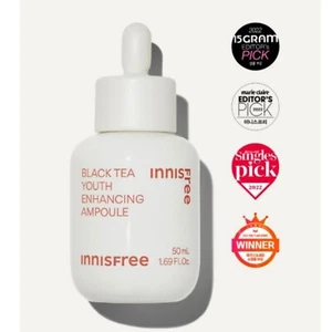 Innisfree Black Tea Youth Enhancing Ampoule 50ml Reset Concentrate Night Care - Picture 1 of 10