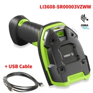 Zebra LI3608-SR00003VZWW Ultra-robuster Handheld 1D Laser Barcode Scanner mit Kabel - Bild 1 von 11