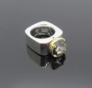XL EHINGER SCHWARZ Designer Ring CUBE 925 Sterling Silber CHARLOTTE Wechselkopf - Bild 1 von 6