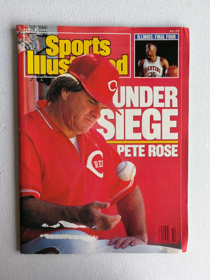 Revista Sports Illustrated 3 de abril de 1989 Pete Rose - John Wooden - NCAA 4 - JH Foto 1 de 2