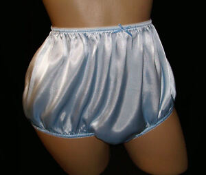 Adult Sissy SATIN Full Cut Panties - Granny Panties-  Custom - Color Option