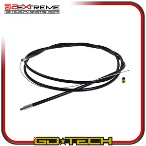 KIT CAVO ACCELERATORE MOTO SCOOTER con GUAINA NERA FILO GAS 2m UNIVERSALE - Imagen 1 de 5